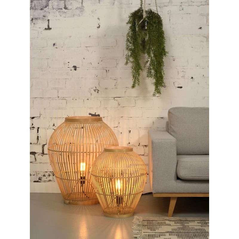 Good&Mojo | vloerlamp Tuvalu | bamboe small