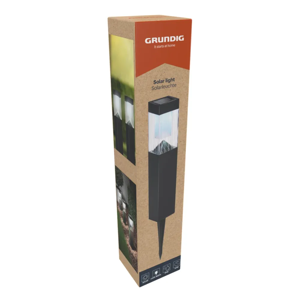 Solar Light 6,5X34Cm 2Led 1Pc Grundig