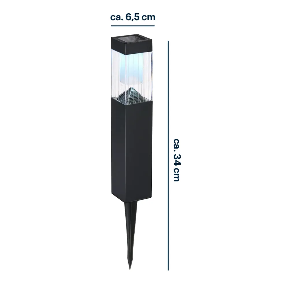 Solar Light 6,5X34Cm 2Led 1Pc Grundig