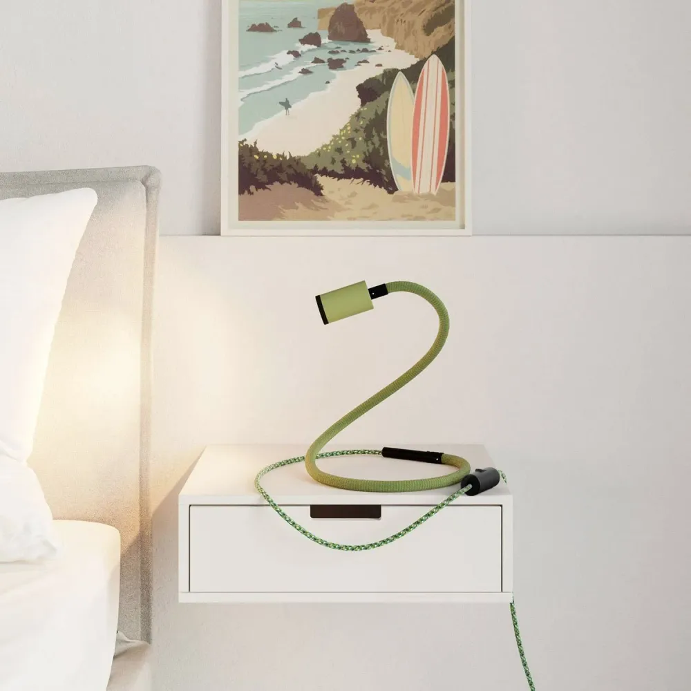 GU1d-one Pastel Verstelbare lamp zonder voet met mini LED-spot - Grasgroen