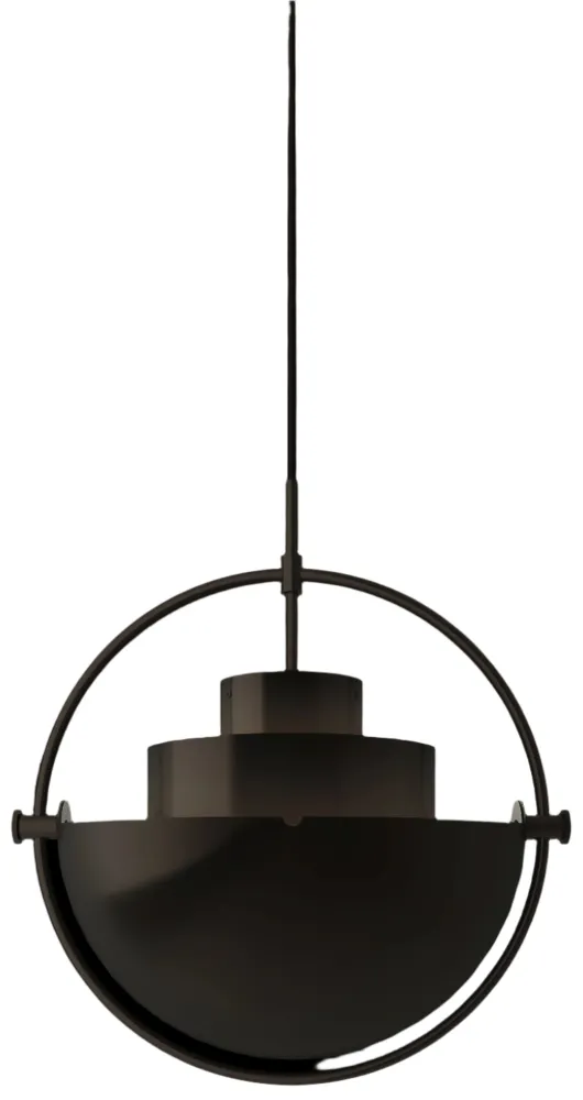 Gubi Multi-Lite hanglamp Black Brass