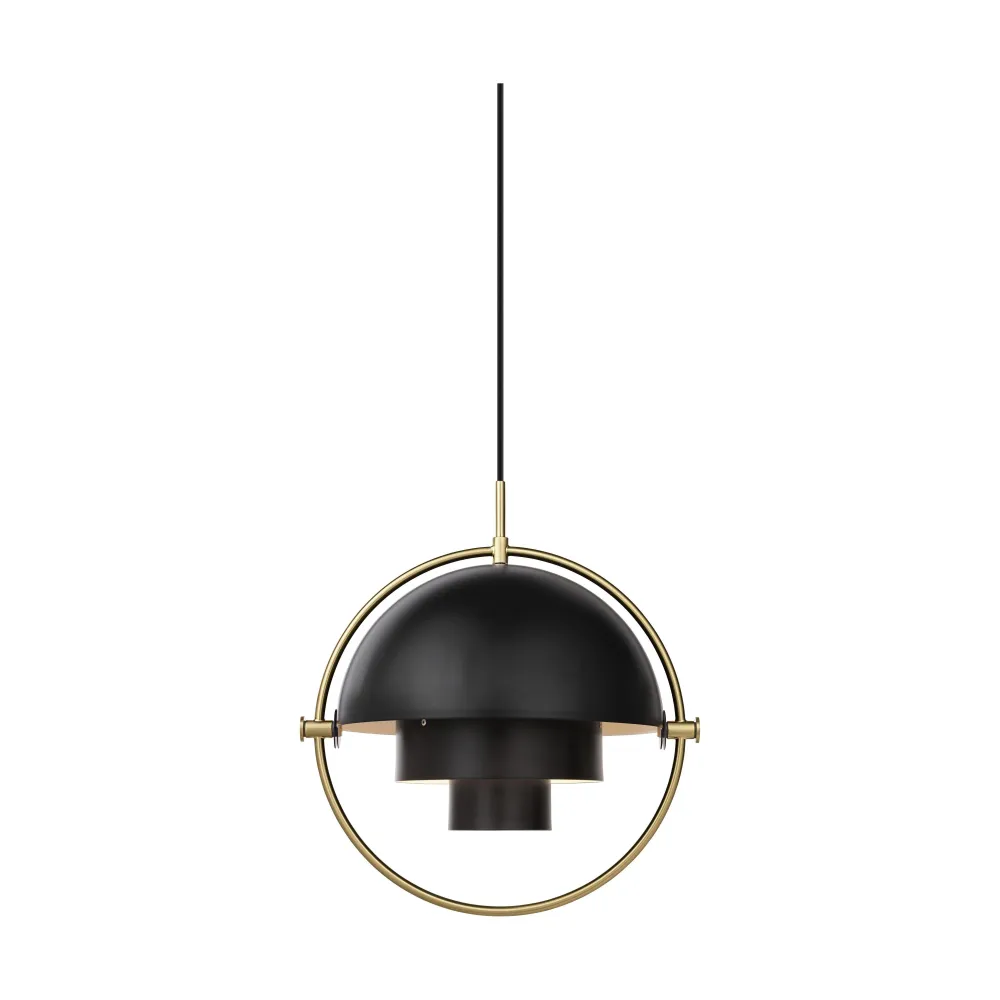 Gubi Multi-Lite hanglamp Brass / Black