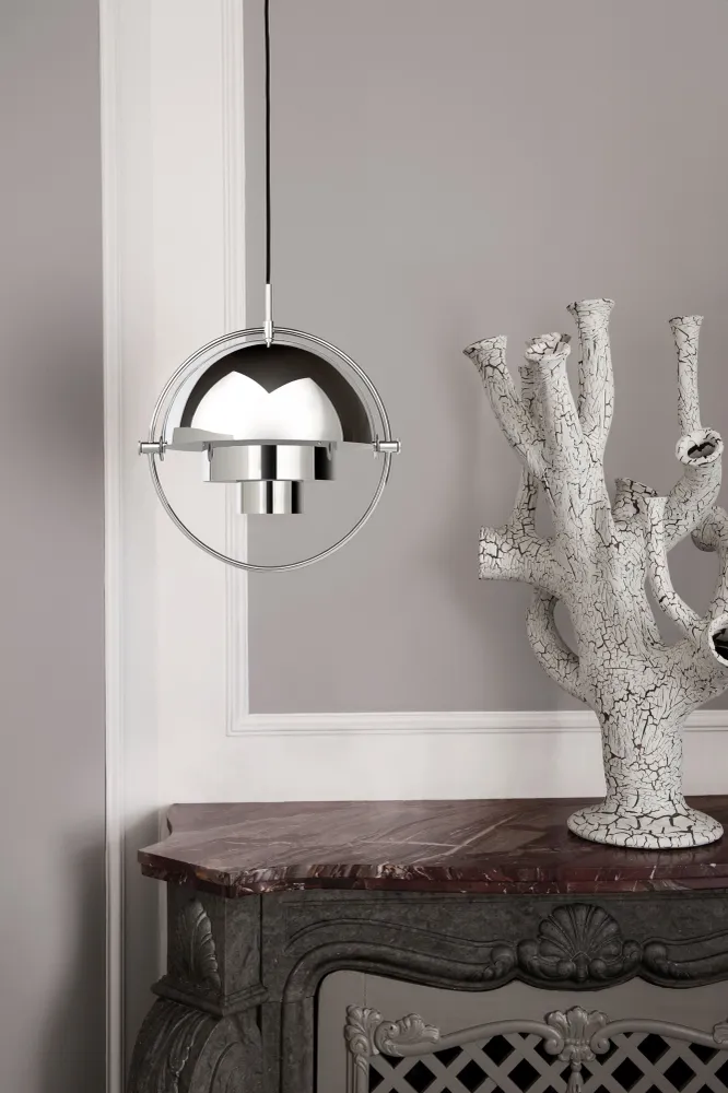 Gubi Multi-Lite hanglamp Chrome