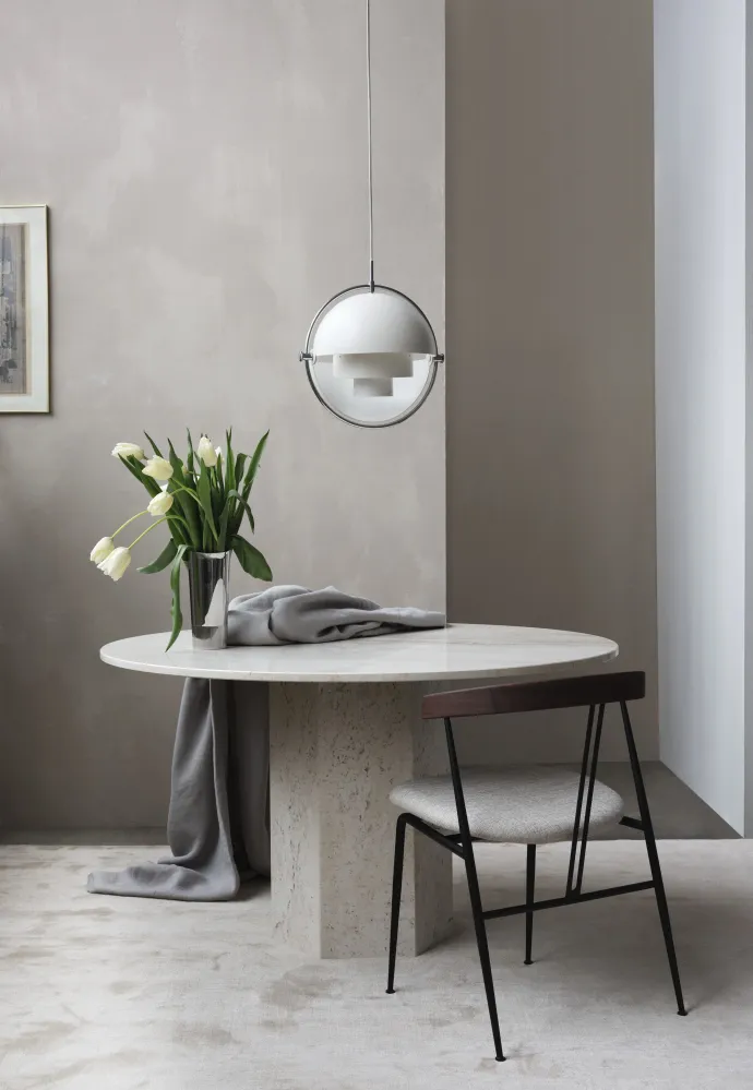 Gubi Multi-Lite hanglamp Chrome / Black