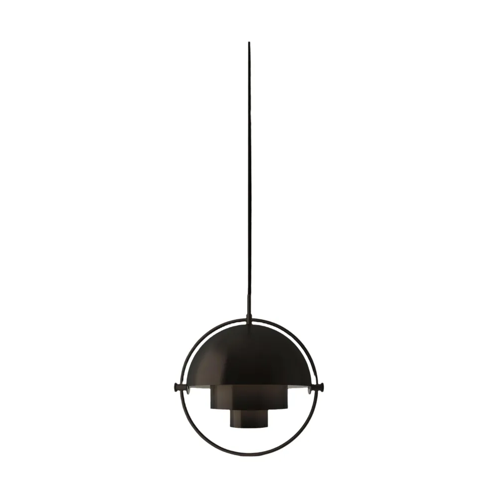 Gubi Multi-Lite hanglamp small Black Brass