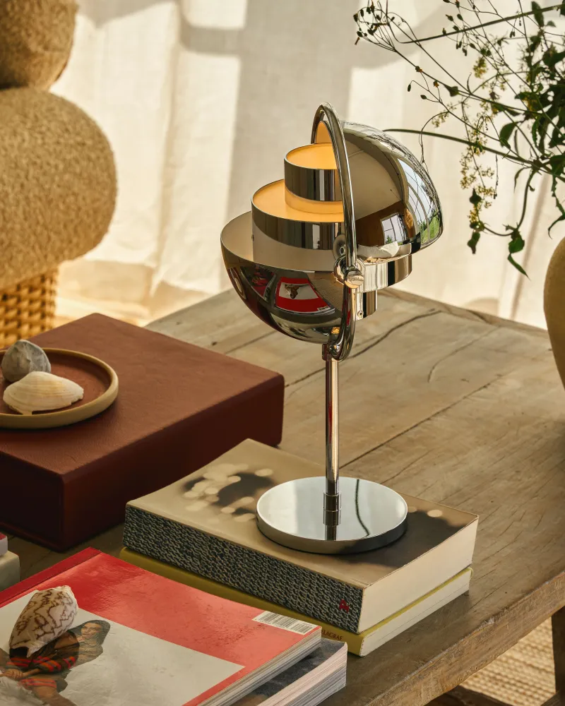 Gubi Multi-Lite portable lamp Brass