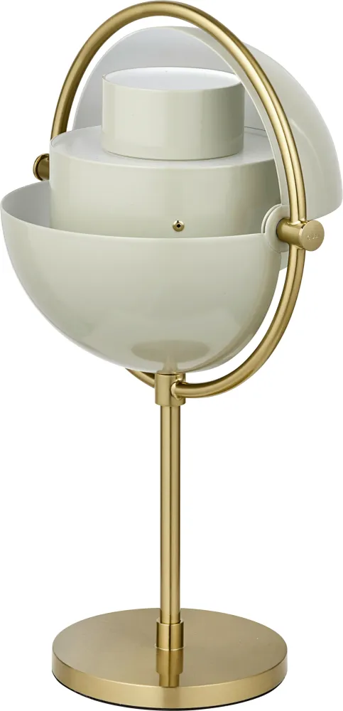 Gubi Multi-Lite portable lamp Brass / Pastel Gray