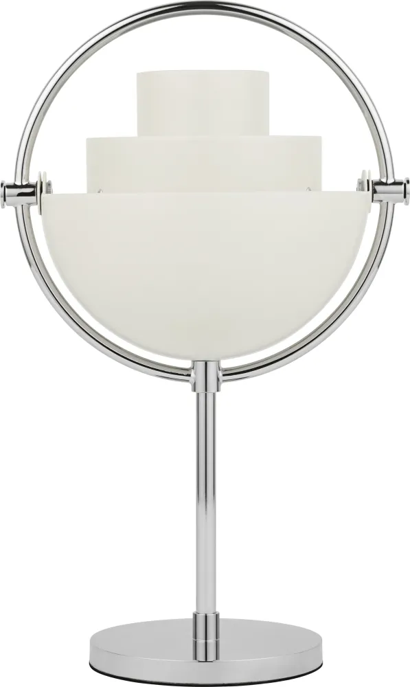 Gubi Multi-Lite portable lamp Chrome / White