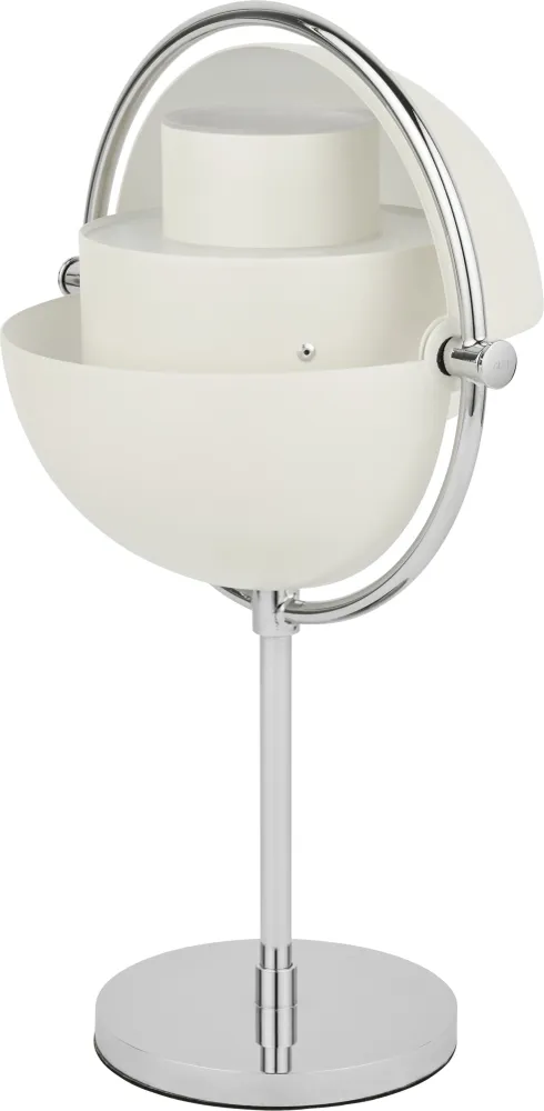 Gubi Multi-Lite portable lamp Chrome / White