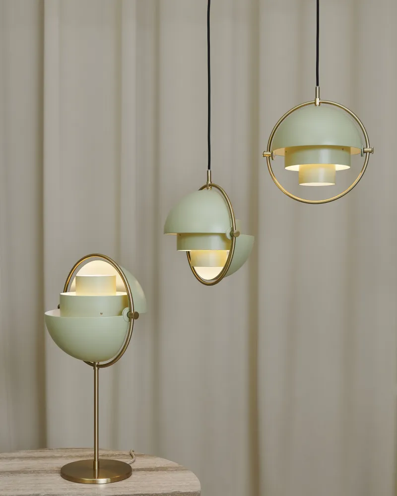 Gubi Multi-Lite tafellamp Brass