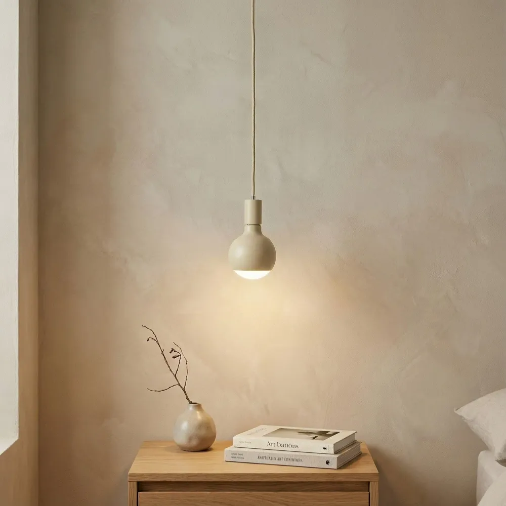 Hanglamp Filotto Metallico met Lichtbron Lucia - Crème