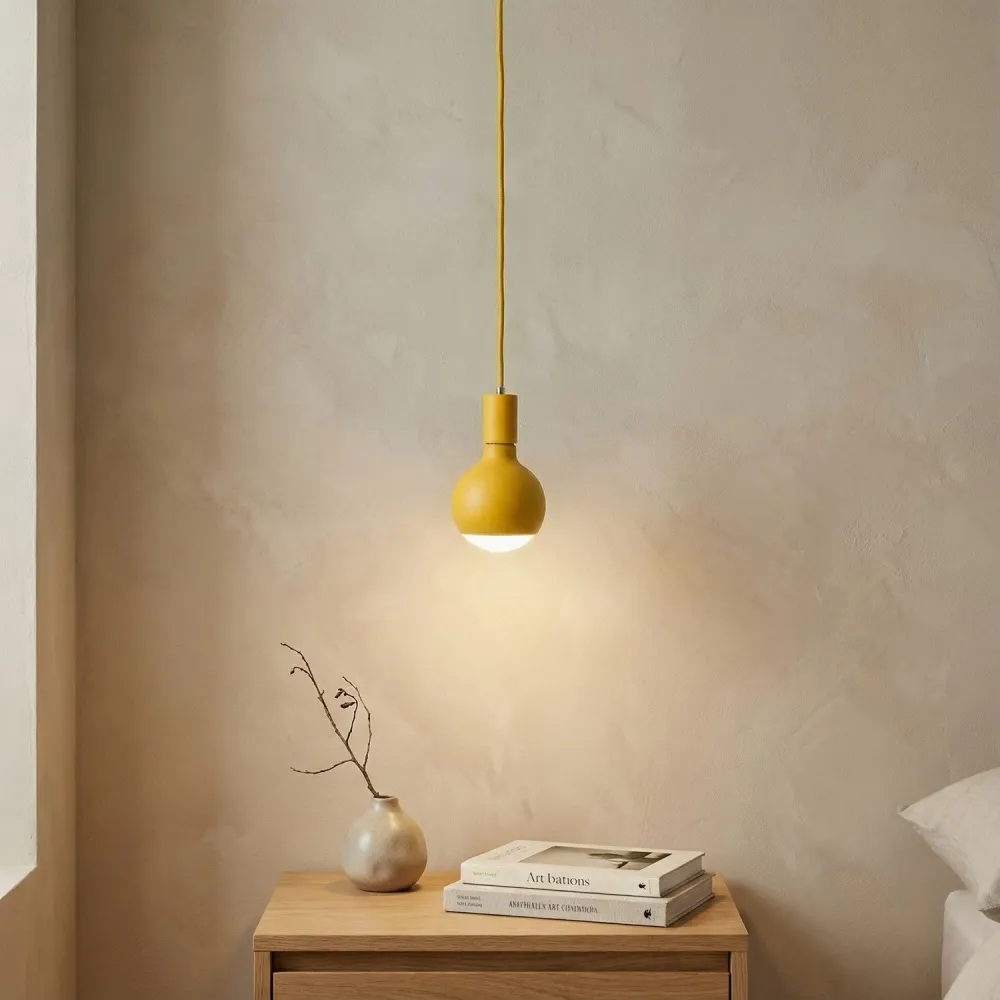 Hanglamp Filotto Metallico met Lucia Lichtbron - Geel