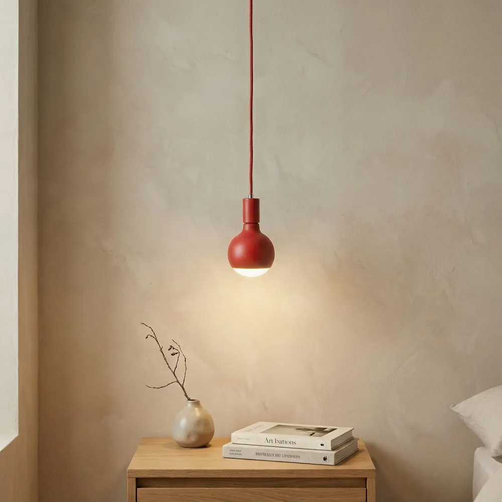 Hanglamp Filotto Metallico met Lucia Lichtbron - Rood
