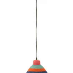 Hanglamp Strepen+Zigzag Onderkant Zeegras Mix