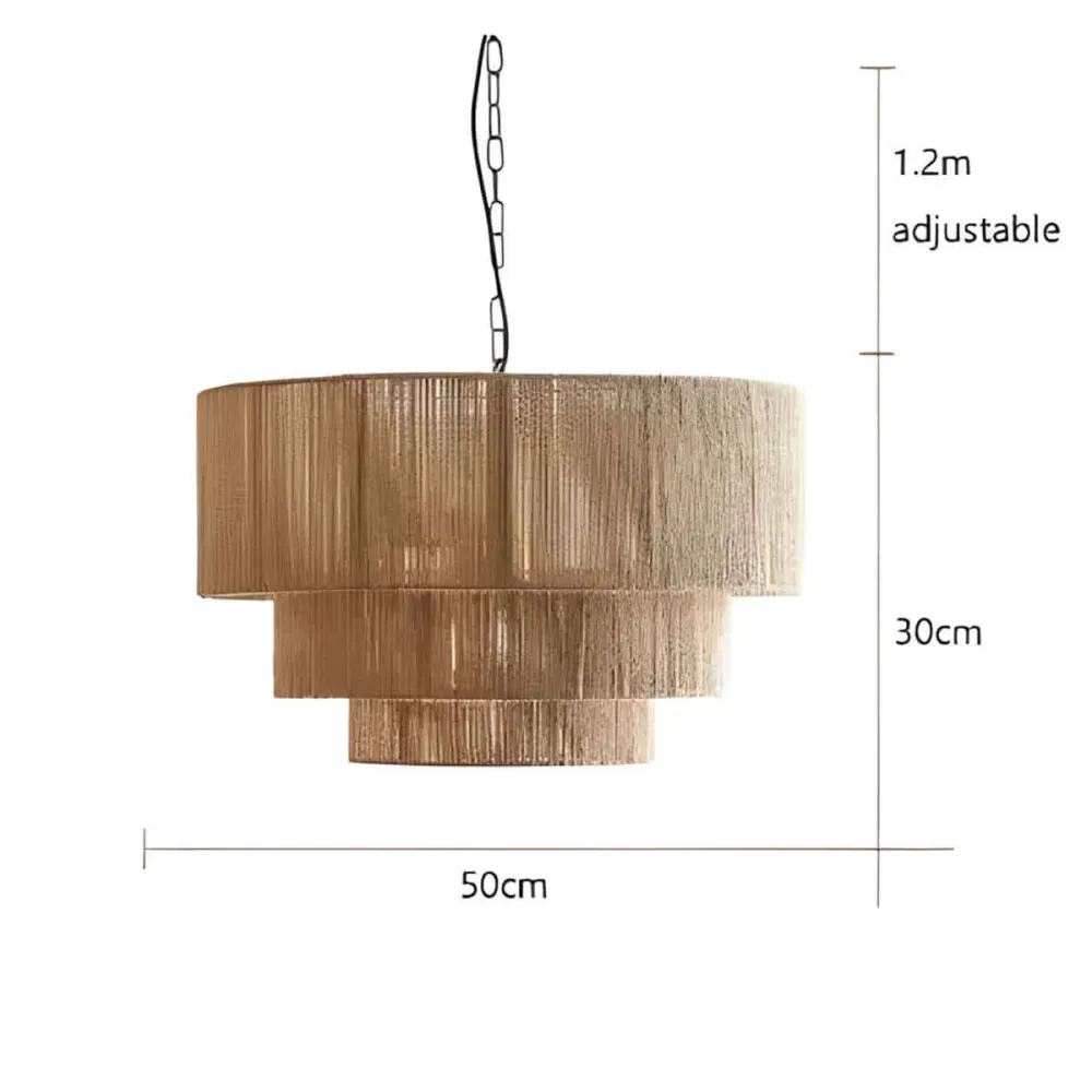 Hanglamp Touw & Metaal - Industrieel Design