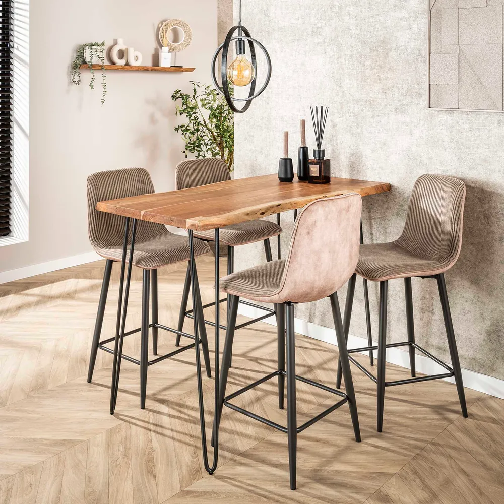Hanglamp Sterre - 1-lichts - Antraciet - Metaal Hanglampen
