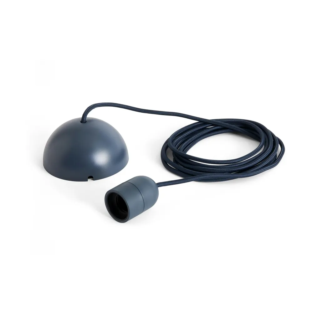 HAY Common Cord Set voor hanglamp Anthracite Blue