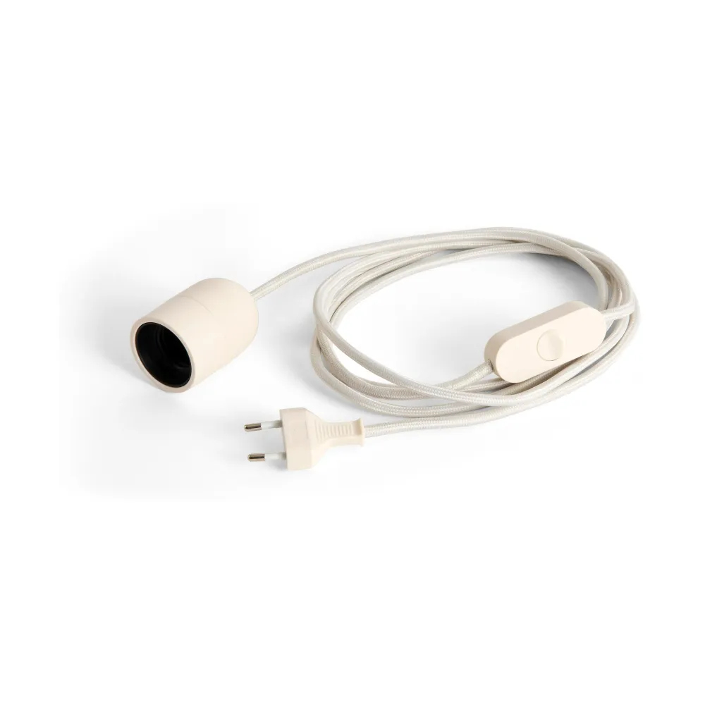 HAY Common Cord Set voor tafellamp Clay White