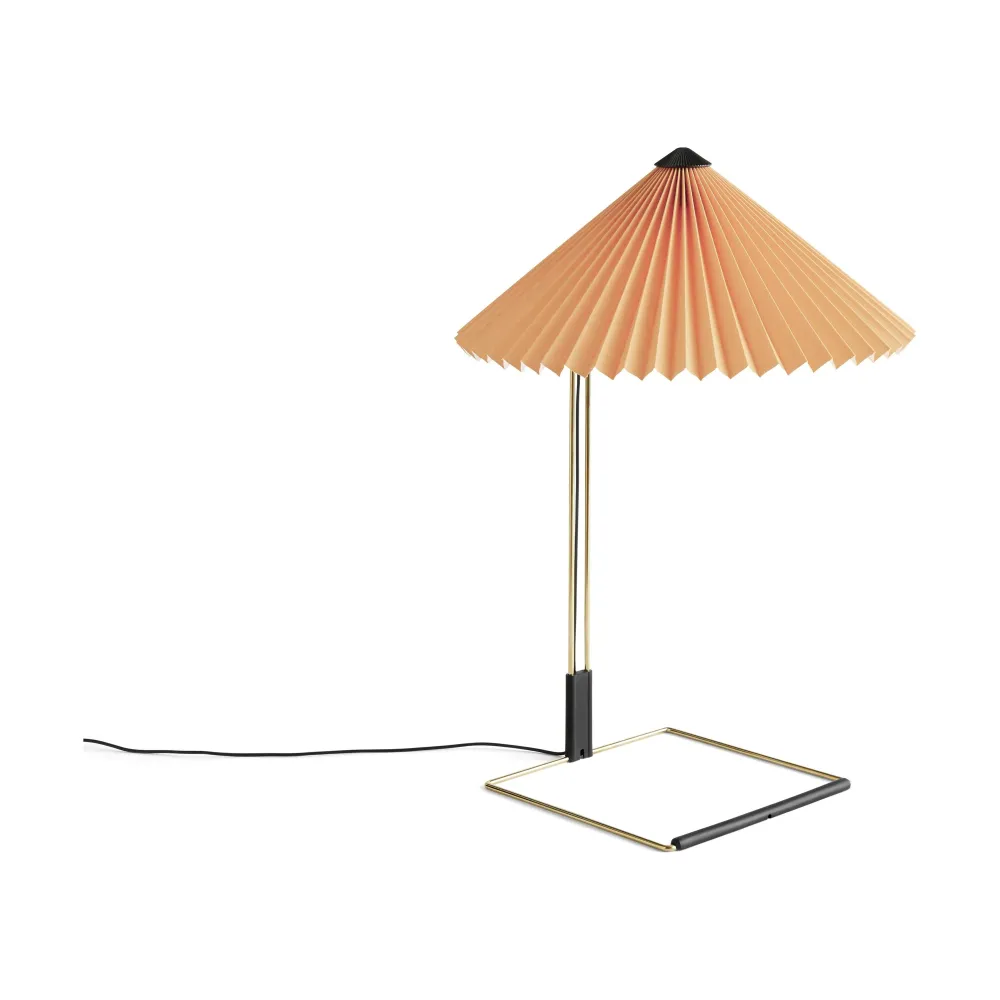 HAY Matin 380 tafellamp Peach/Brass
