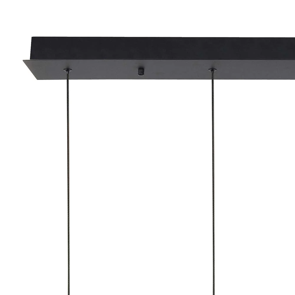 Highlight hanglamp Clear - 5 lichts - 108 x 155 cm - helder zwart