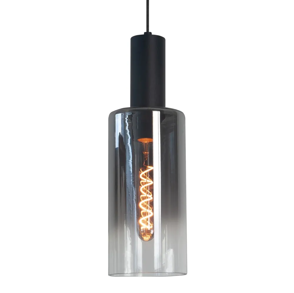 Highlight hanglamp Perugia - 7 lichts - 130 x 165 cm - zwart rook