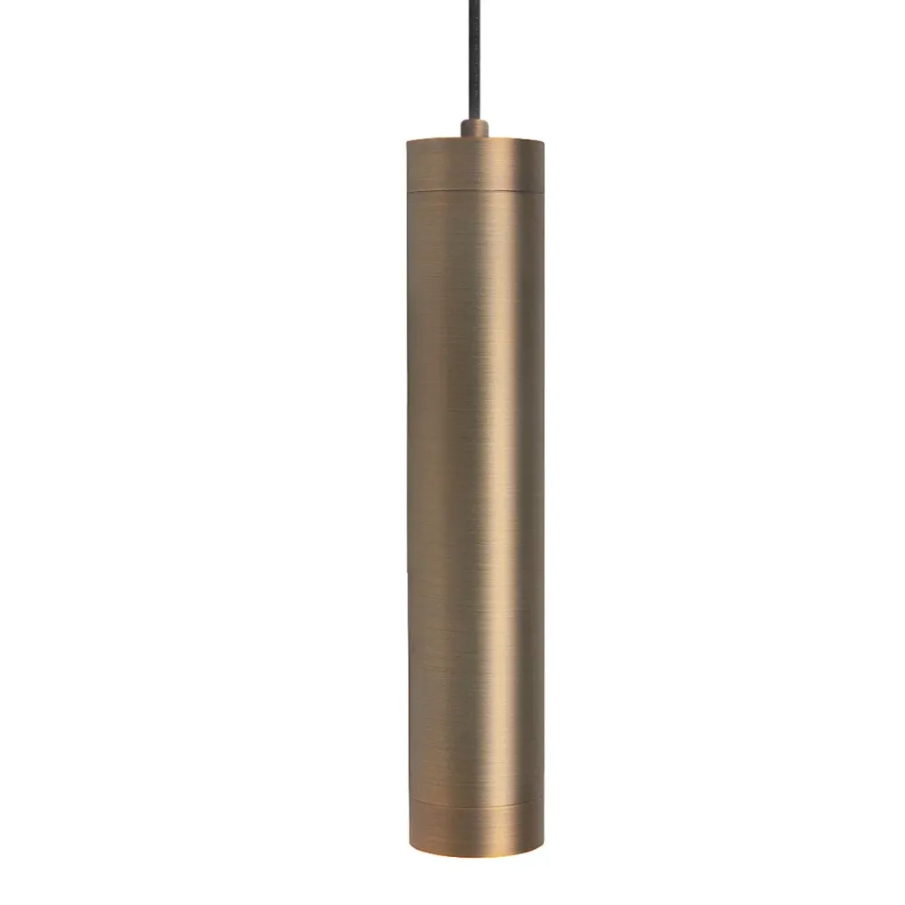 Highlight hanglamp Perugia - 5 lichts - 35 x 160 cm - zwart brons