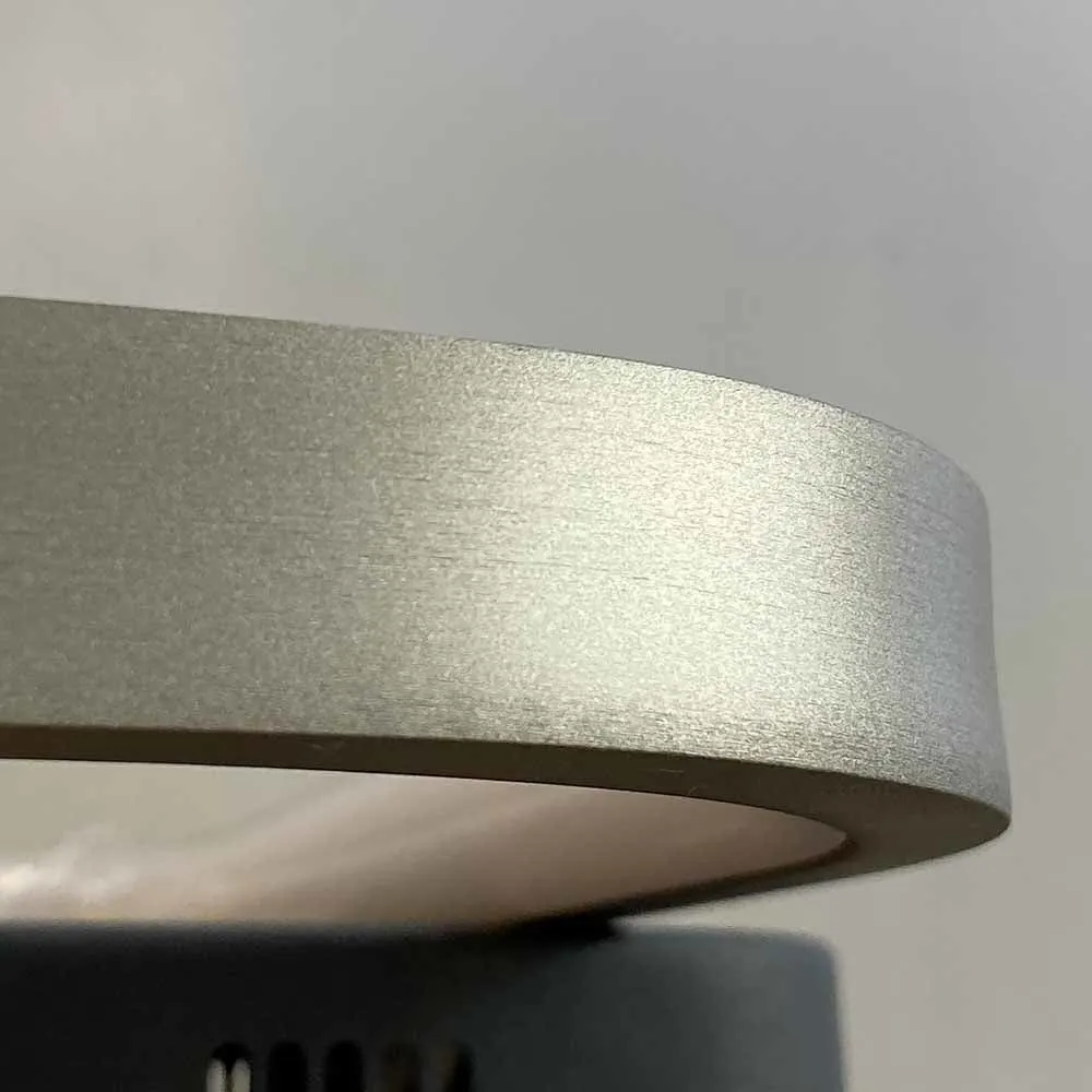 Highlight plafondlamp Ascona - 1 lichts - 36 x 6 cm - zwart - mat chroom