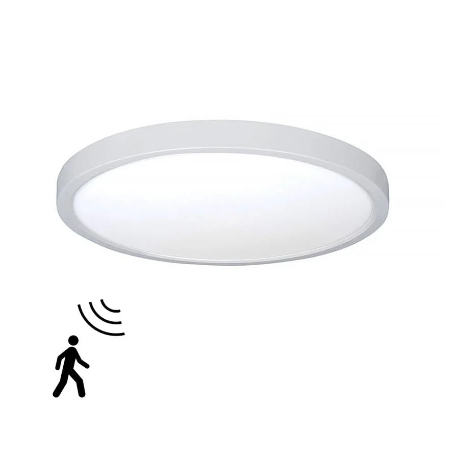 Highlight plafondlamp Piatto - 1 lichts - 30.5 x 2.5 cm - wit