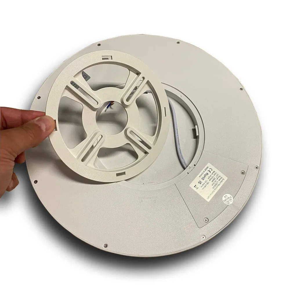 Highlight plafondlamp Piatto - 1 lichts - 30.5 x 2.5 cm - wit