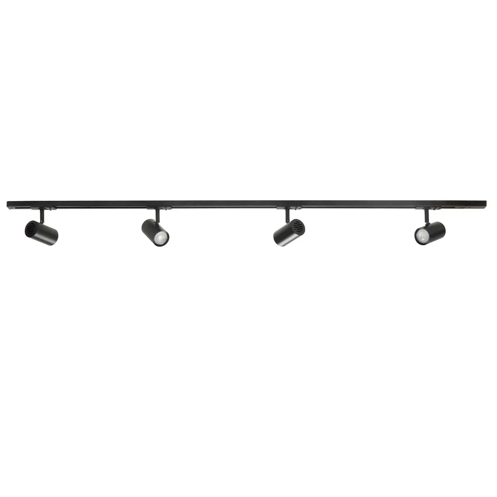 Highlight railsysteem Trackline - 4 lichts - 150 x 16 cm - zwart