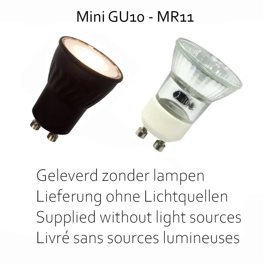Highlight spot Eliano - 3 lichts - 36 x 12.5 cm - zwart