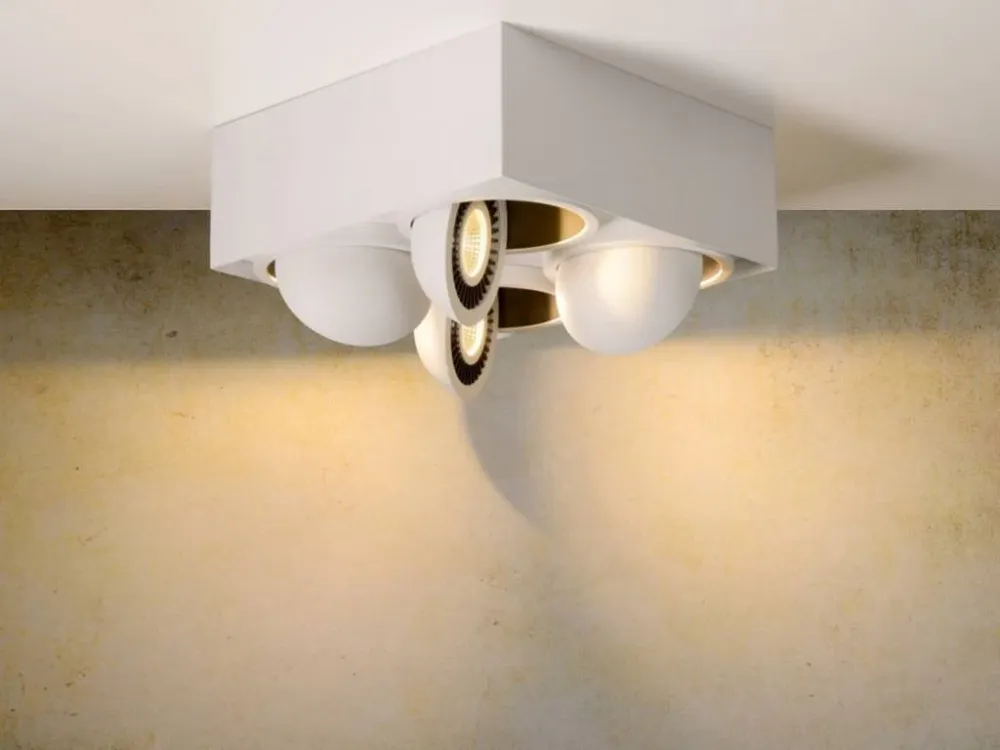 Highlight spot Eye - 4 lichts - 24.5 x 24.5 cm - zwart