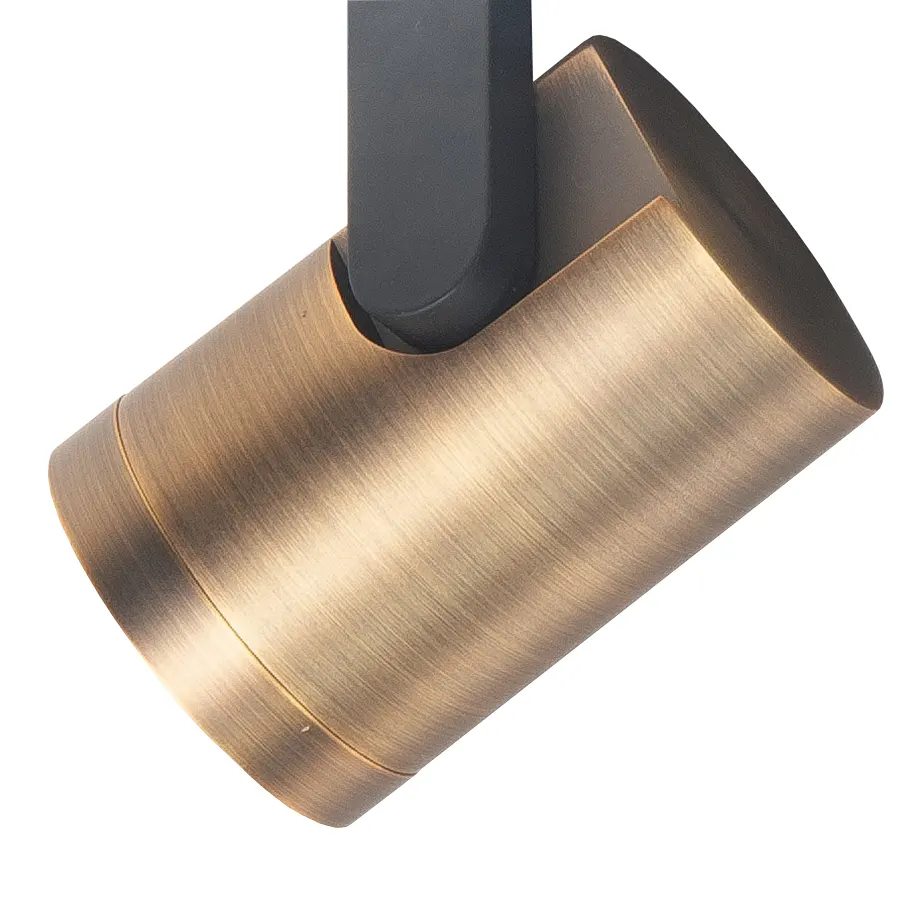 Highlight spot HALO - 5 lichts - 118 x 16 cm - zwart brons