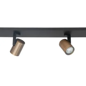 Highlight spot HALO - 4 lichts - 91.5 x 15 cm - zwart brons