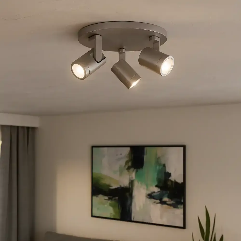 Highlight spot HALO - 3 lichts - 25 x 15 cm - mat chroom