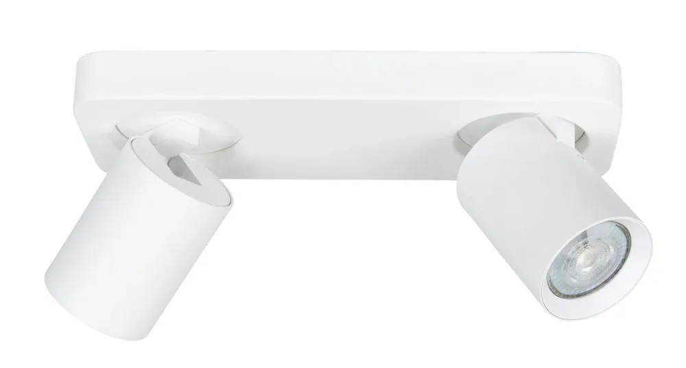 Highlight spot Oliver - 2 lichts - 26 x 13 cm - wit