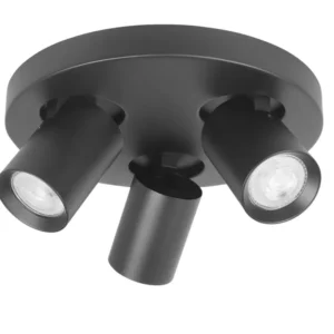 Highlight spot Oliver - 3 lichts - 25 x 13 cm - zwart