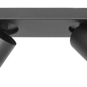 Highlight spot Oliver - 2 lichts - 26 x 13 cm - zwart