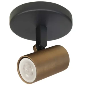 Highlight spot Picollo - 1 lichts - 10 x 11 cm - zwart goud