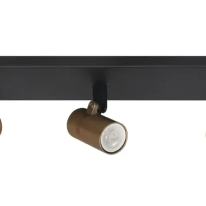 Highlight spot Picollo - 3 lichts - 40 x 11 cm - zwart goud