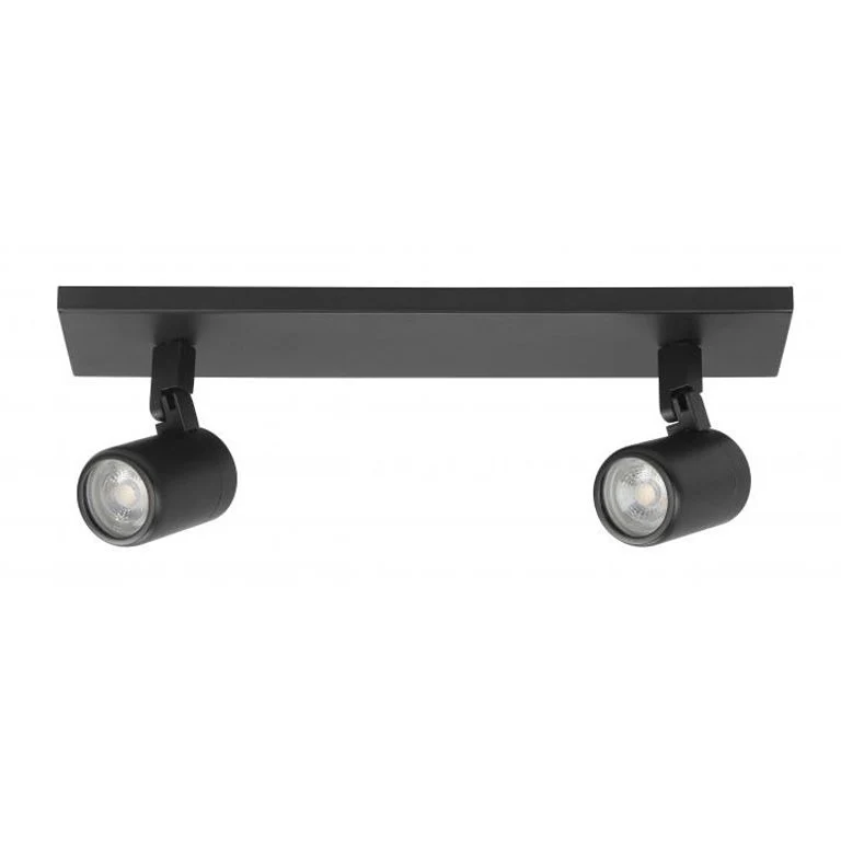 Highlight spot Rain - 2 lichts - 40 x 15 cm - zwart