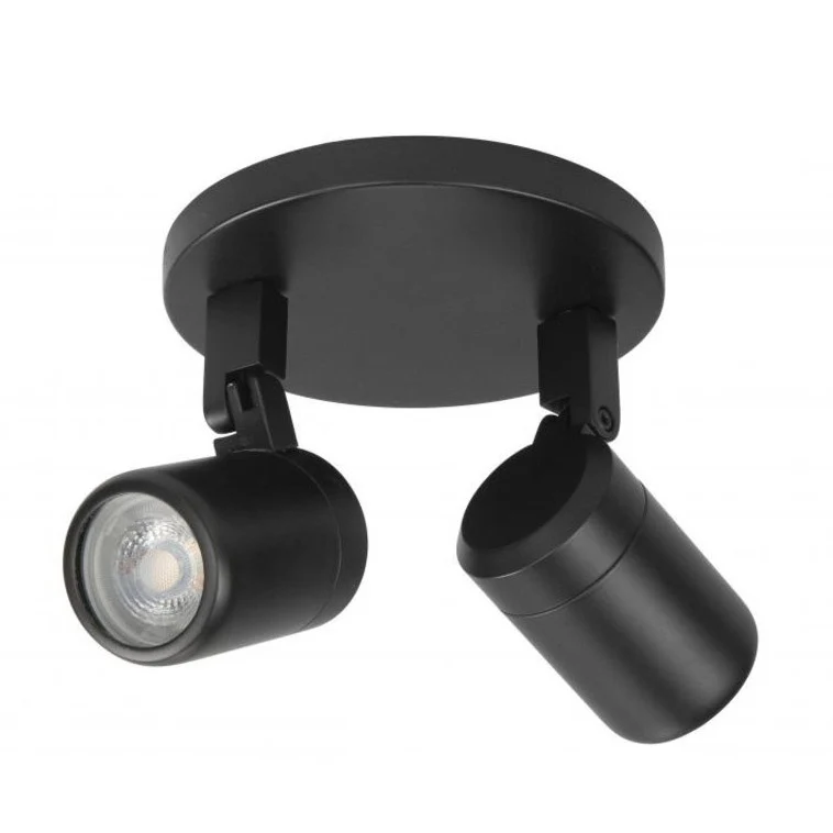 Highlight spot Rain - 2 lichts - 15 x 15 cm - zwart