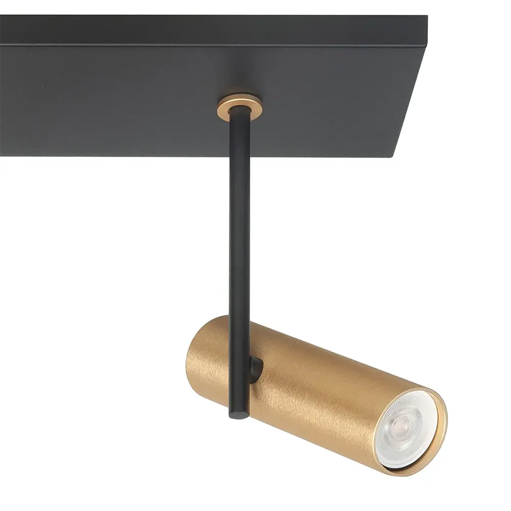 Highlight spot Trend - 2 lichts - 40 x 24 cm - zwart goud