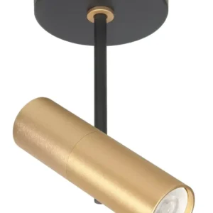 Highlight spot Trend - 1 lichts - 10 x 24 cm - zwart goud