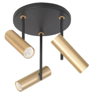 Highlight spot Trend - 3 lichts - 20 x 27 cm - zwart goud