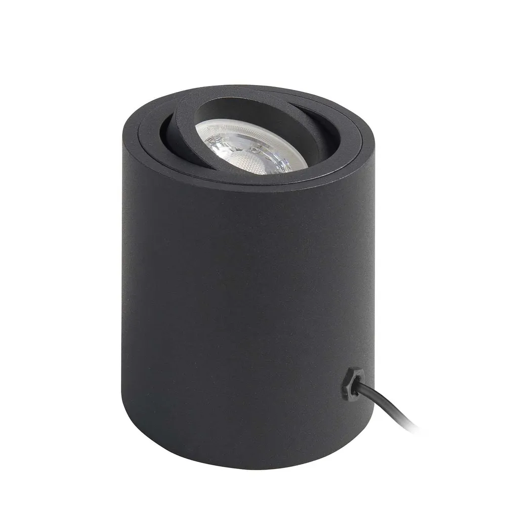 Highlight tafellamp Rebel - 1 lichts - 8 x 9.5 cm - zwart
