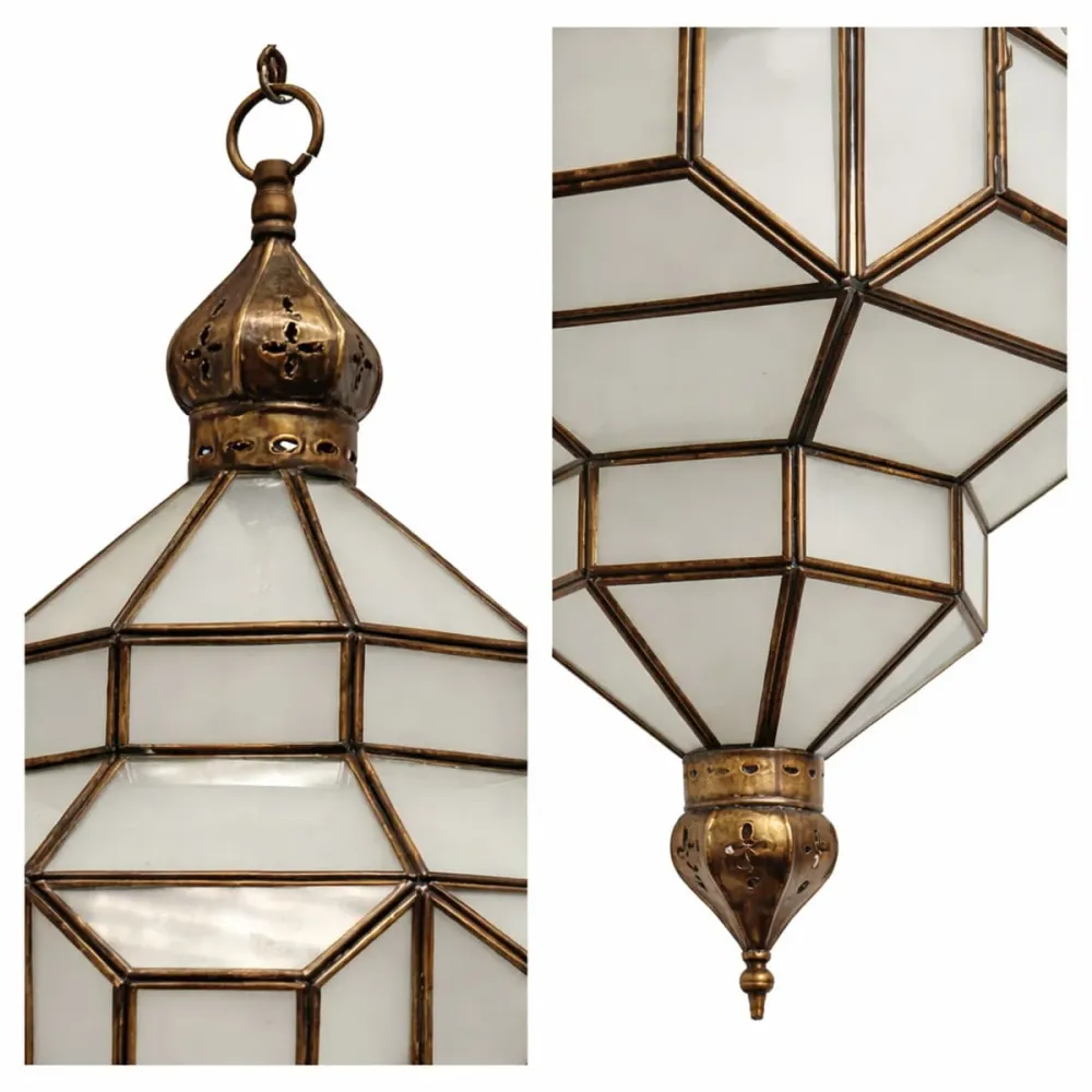 HISAN Marokkaanse koperen lamp 60x37cm