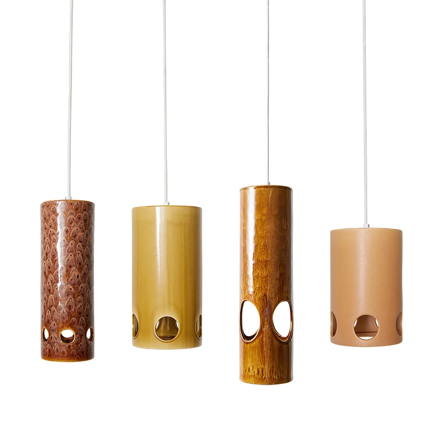 HKLIVING hanglamp Rosewood – keramiek