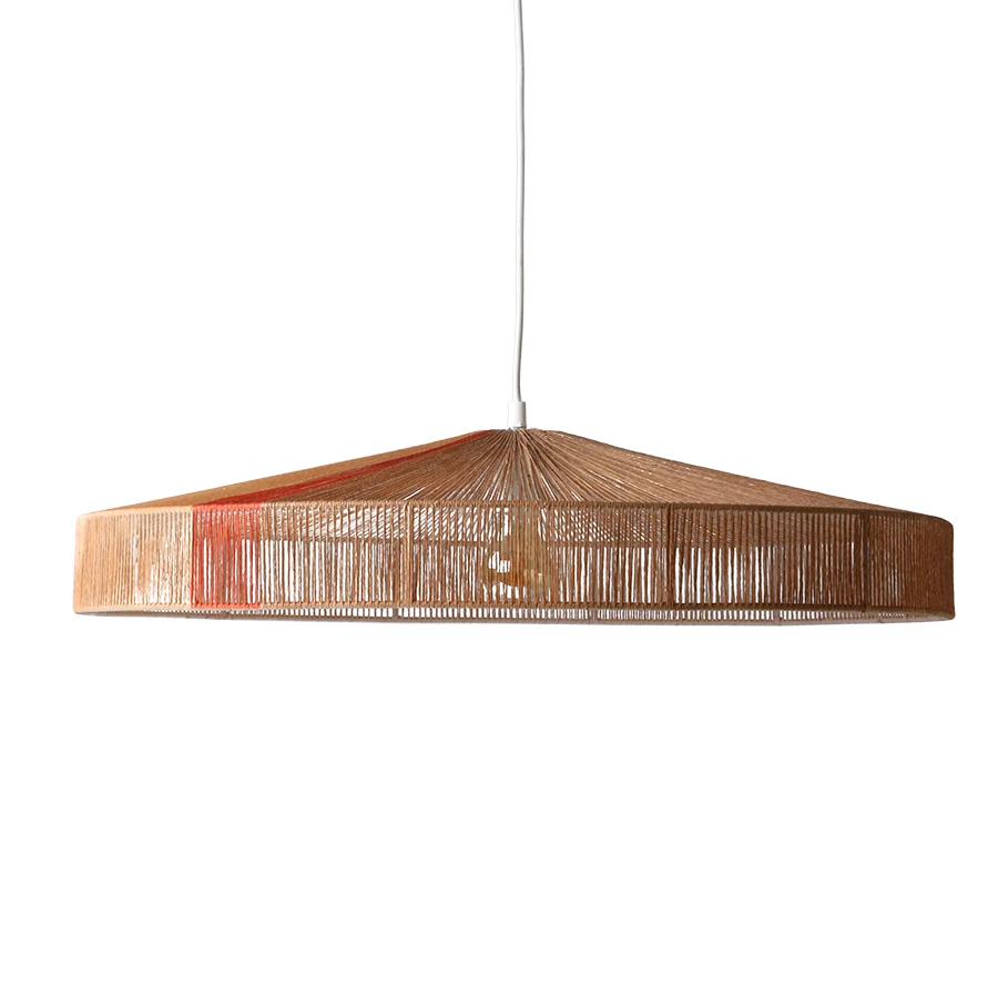 HKLIVING hanglamp van touw – terra