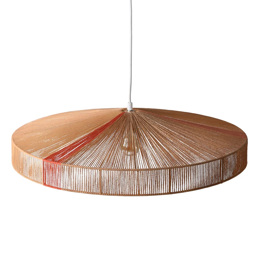 HKLIVING hanglamp van touw – terra